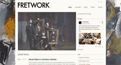 Desktop Screenshot of fretwork.co.uk